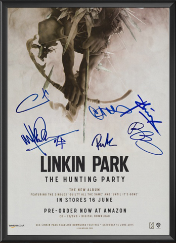 Linkin Park - Hunting Party Signed Music Print